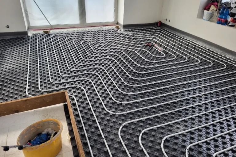 Rozvod podlahového vytápění_instalace