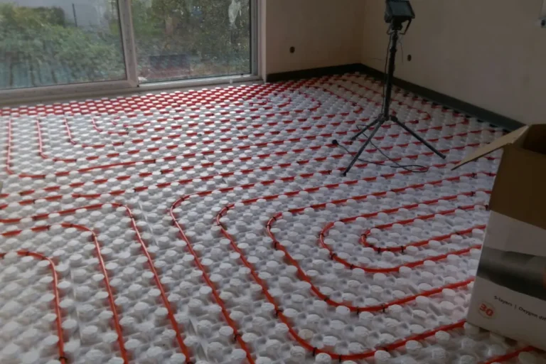 Rozvod podlahového vytápění_instalace