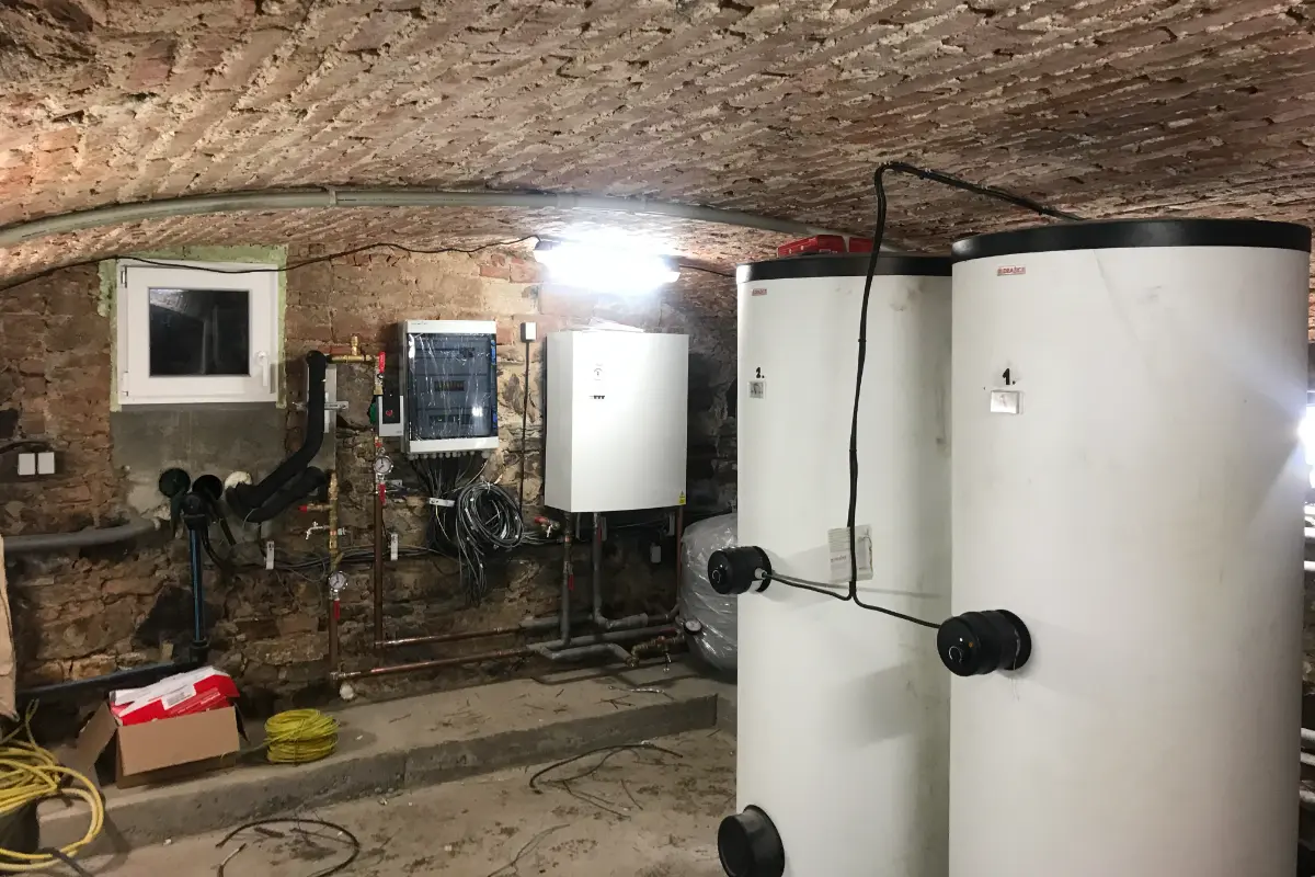 Zapojení kotelny_vodoinstalace, čerpadlo